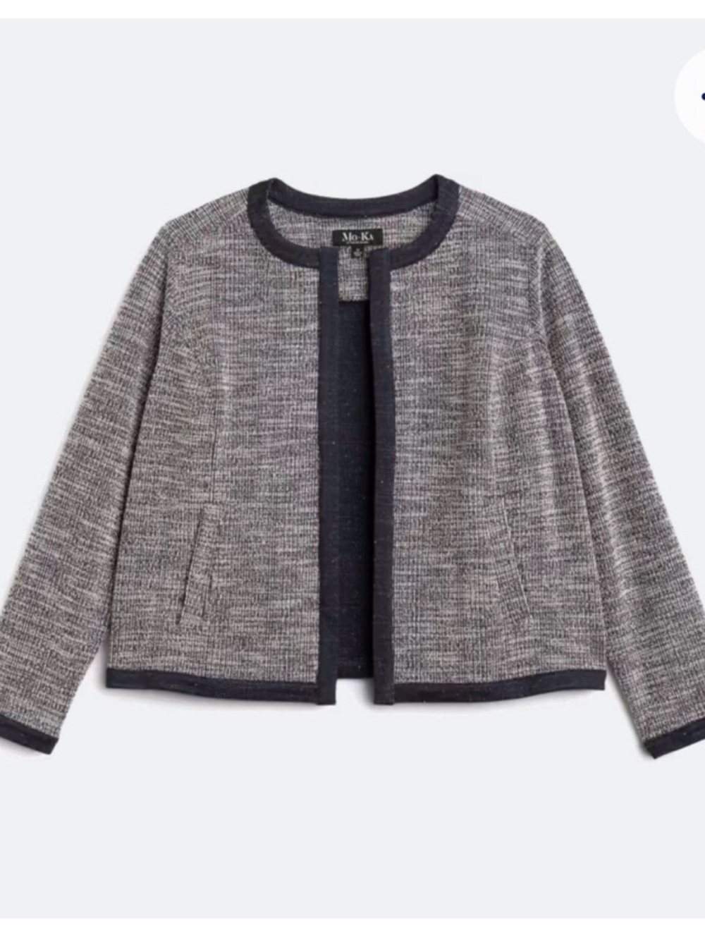 Mo-Ka Knit Tweed Jacket